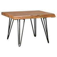 KONFERENČNÍ STOLEK, barvy sheesham, dřevo, 56/51/38 cm - černá/barvy sheesham, Design, kov/dřevo (56/51/38cm) - MID.YOU