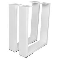 BANKGESTELL 34/40/7,5 cm  in  - Weiss, Design, Metall (34/40/7,5cm) - Valdera