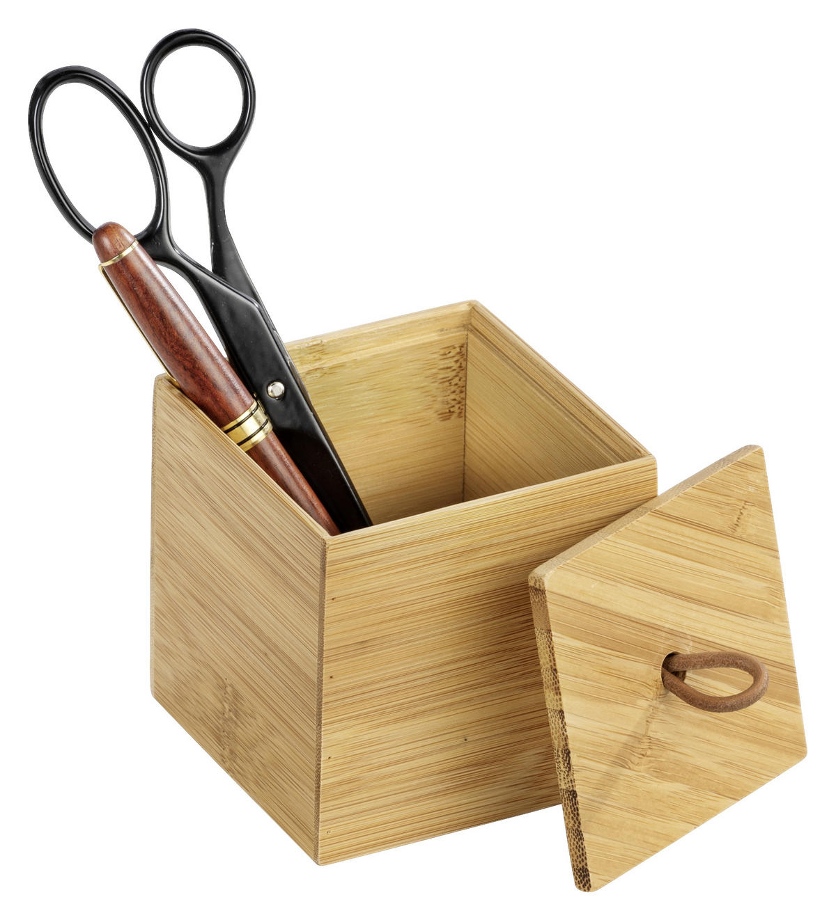 ORGANIZÉR hnědá - hnědá, Basics, dřevo (9/9/9cm)