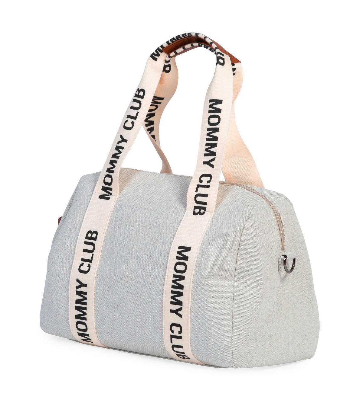 WICKELTASCHE Mommy Club Signature off white Canvas  - Creme/Weiß, KONVENTIONELL, Kunststoff/Textil (38/21/27cm) - Childhome