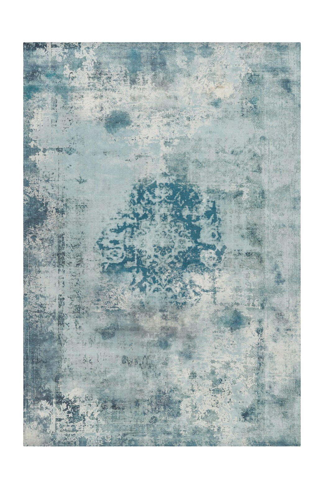 FLACHWEBETEPPICH 140/200 cm Vintage 8403 Petrol Petrol  - Petrol, KONVENTIONELL, Textil (140/200cm)