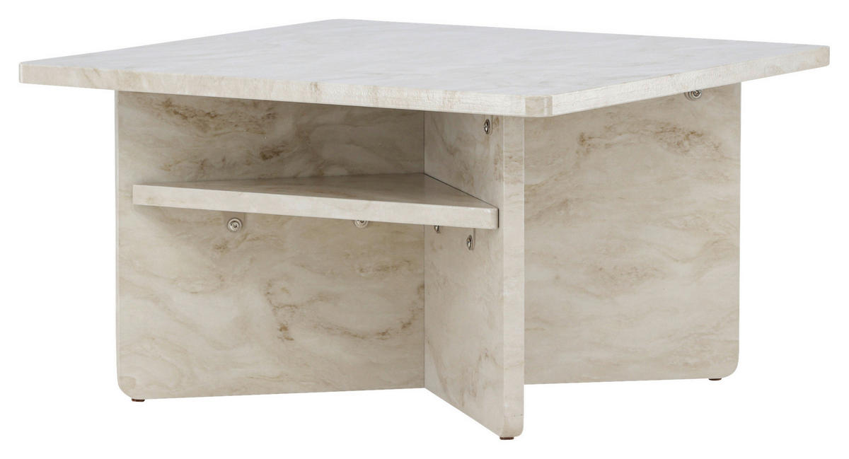 COUCHTISCH 75/75/42 cm quadratisch Beige  - Beige, Design, Holzwerkstoff (75/75/42cm) - Livetastic