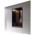 GARDEROBE 6-teilig  in 250/233/59 cm  - Anthrazit/Nussbaumfarben, Design, Holz/Holzwerkstoff (250/233/59cm) - Moderano