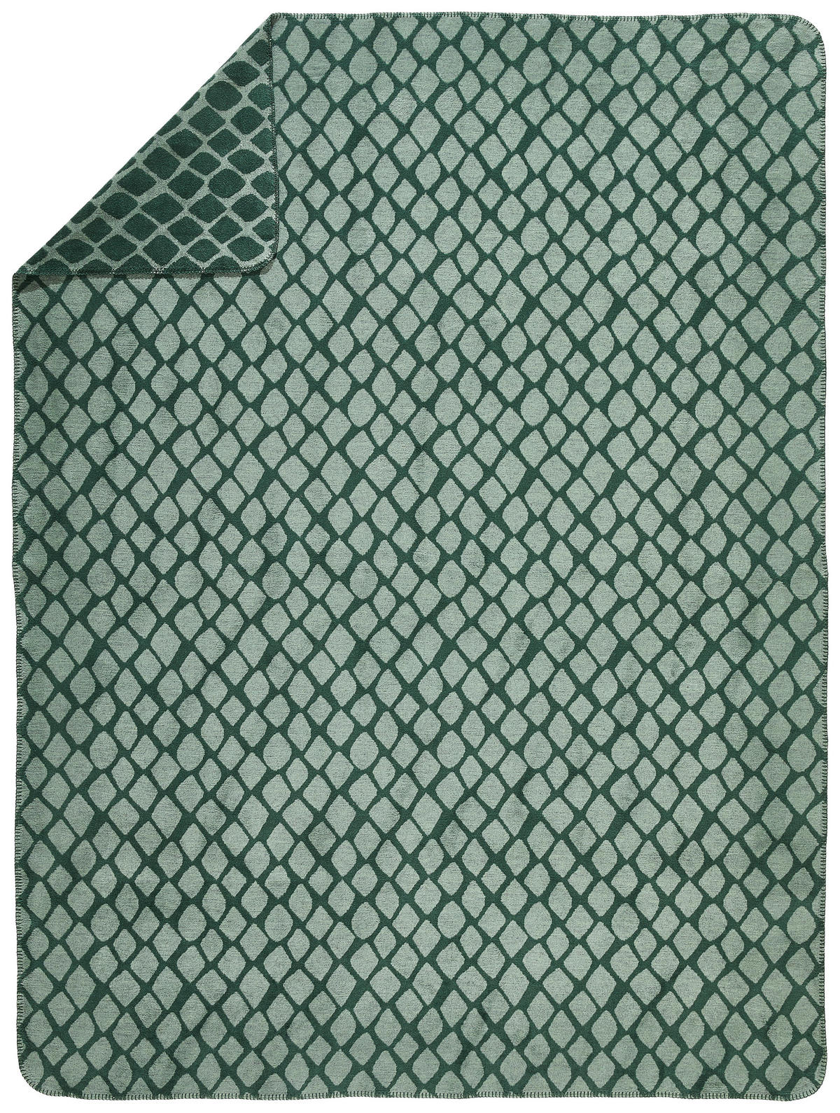 DOMÁCÍ DEKA, bavlna, 150/200 cm - zelená, Lifestyle, textil (150/200cm) - Dieter Knoll