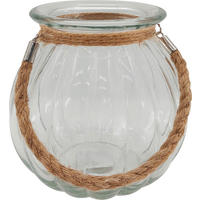 WINDLICHT Klar 18/17,5 cm  - Klar, Basics, Glas/Textil (18/17,5cm) - Ambia Home