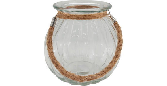 WINDLICHT Klar 18/17,5 cm  - Klar, Basics, Glas/Textil (18/17,5cm) - Ambia Home