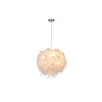 HÄNGELEUCHTE 45/145 cm   - Weiß, Trend, Kunststoff/Fell (45/145cm) - Novel
