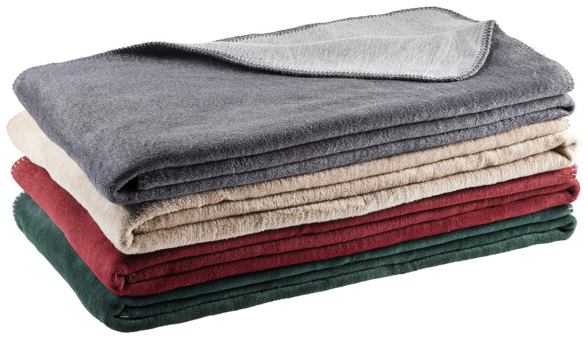 WOHNDECKE DE VELA 150/200 cm  - Rot, Basics, Textil (150/200cm) - Novel