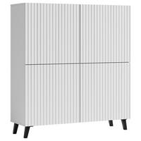 HIGHBOARD  in  - Weiss/Schwarz, Design, Holzwerkstoff/Kunststoff (120/132cm) - Livetastic