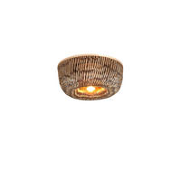 DECKENLEUCHTE Good & Mojo 35/15 cm   - Braun/Naturfarben, Basics, Naturmaterialien (35/15cm) - Good & Mojo