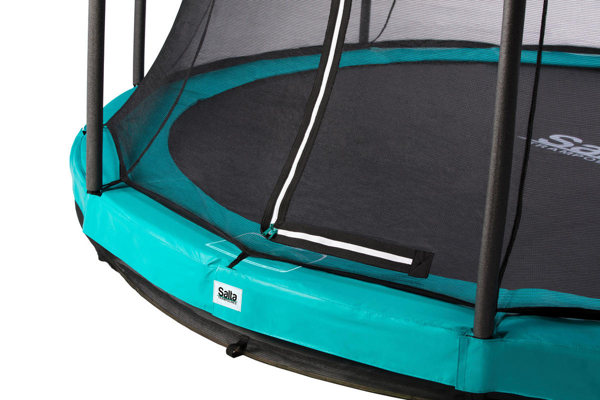 Trampolin Salta Comfort Ground Salta Comfort Edition Ground 251/200 cm  - Grün, KONVENTIONELL, Metall (251/200cm) - Salta