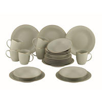 KOMBISERVICE 24-teilig 6 Personen  - Basics, Keramik (39/32,5/29,5cm) - Van Well