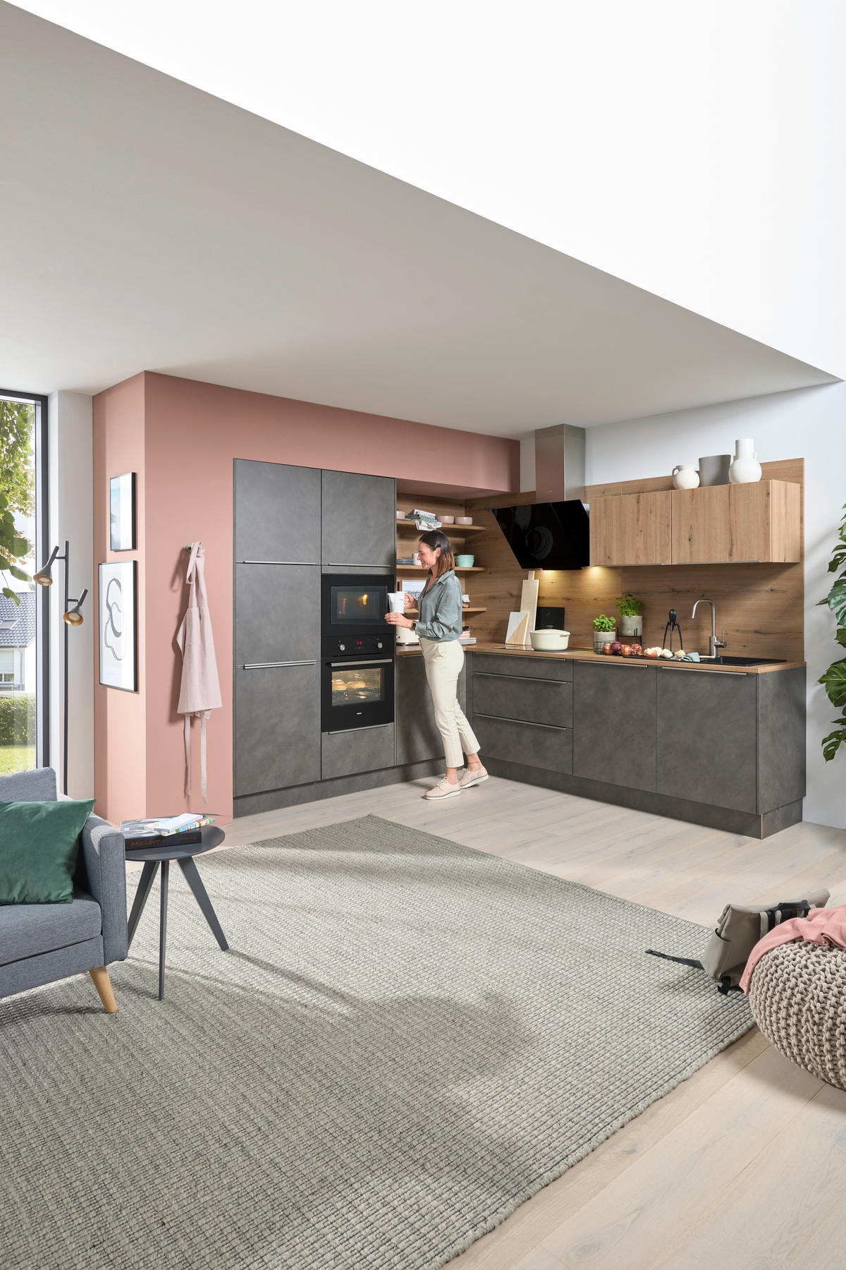 EINBAUKÜCHE   - MODERN, Holzwerkstoff - Dieter Knoll