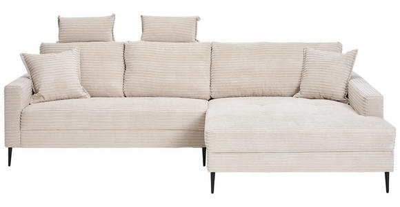 KOPFSTÜTZE - Creme, KONVENTIONELL, Textil (50/25/15cm) - Carryhome