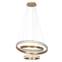 LED-HÄNGELEUCHTE 80/150 cm  - Transparent, Design, Kunststoff/Metall (80/150cm) - Glandor
