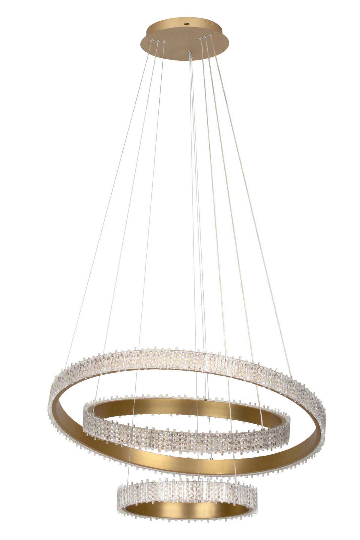 LED-HÄNGELEUCHTE 80/150 cm  - Transparent, Design, Kunststoff/Metall (80/150cm) - Glandor