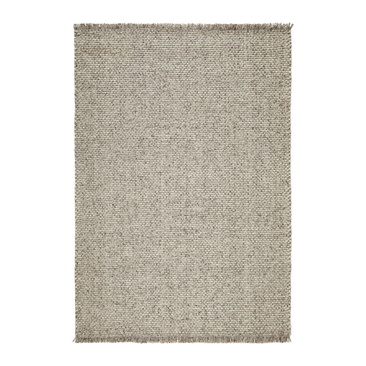 HANDWEBTEPPICH 200/290 cm Braun, Beige  - Beige/Braun, Basics, Textil (200/290cm) - Linea Natura