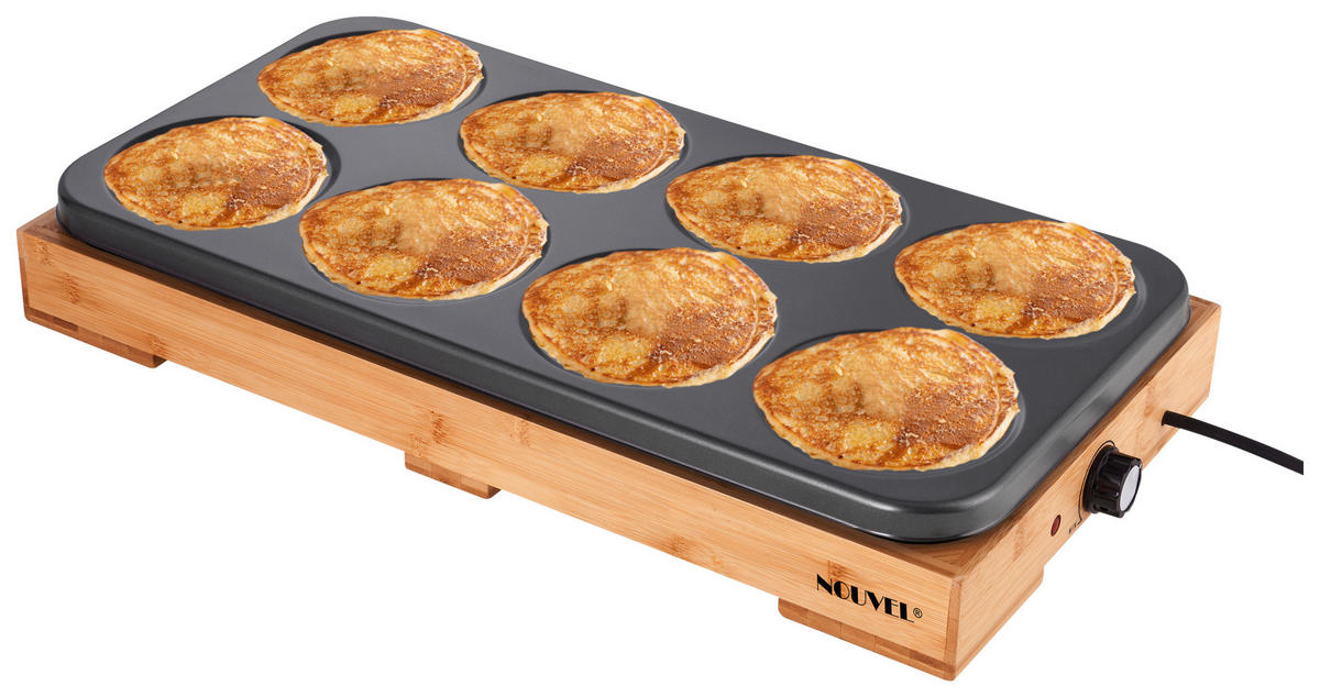 PARTY WOKSET  - Schwarz/Braun, Design, Holz/Metall (64/31/12cm) - Nouvel