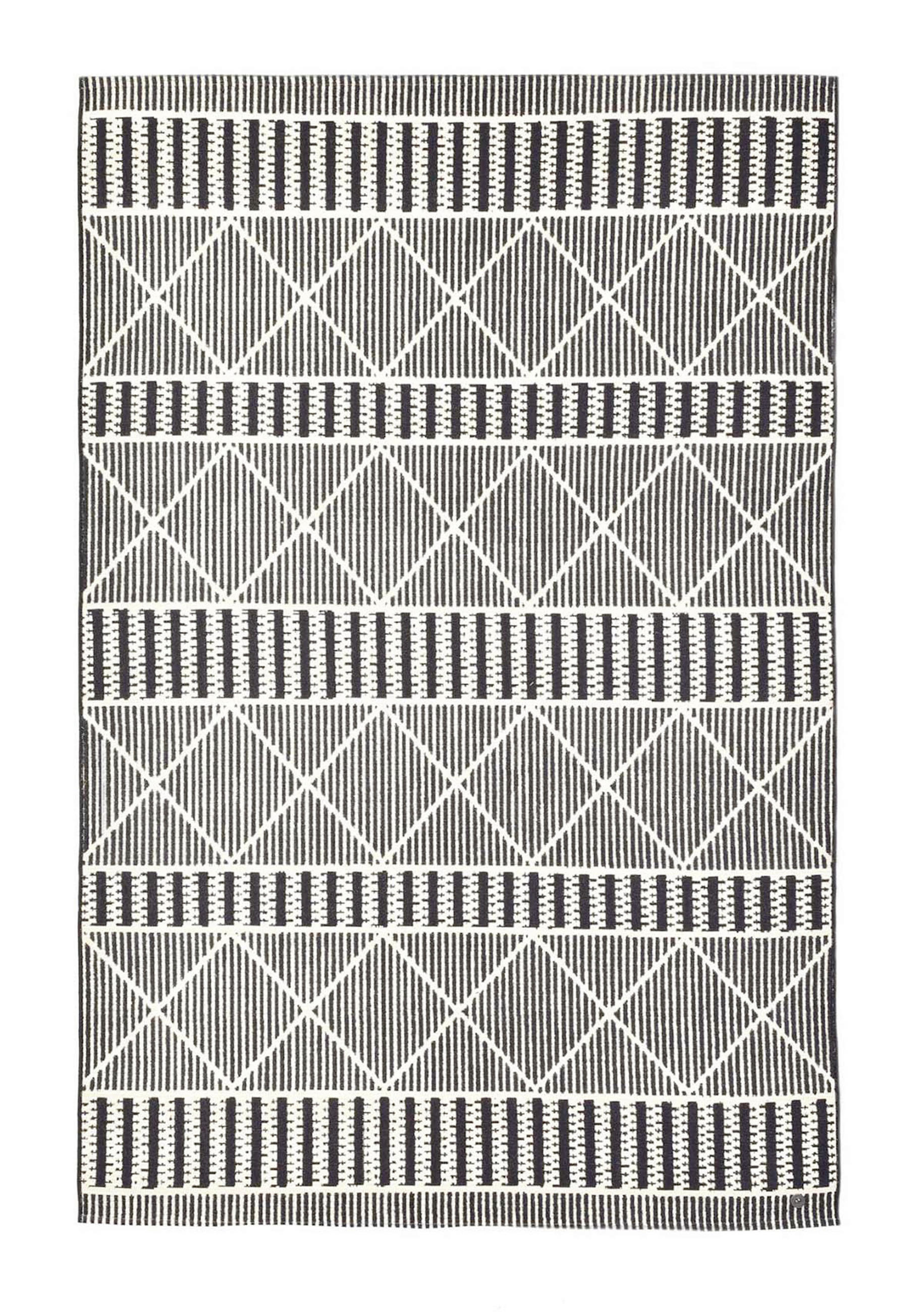 OUTDOORTEPPICH 80/165 cm Schwarz  - Schwarz, Basics, Textil (80/165cm) - Tom Tailor