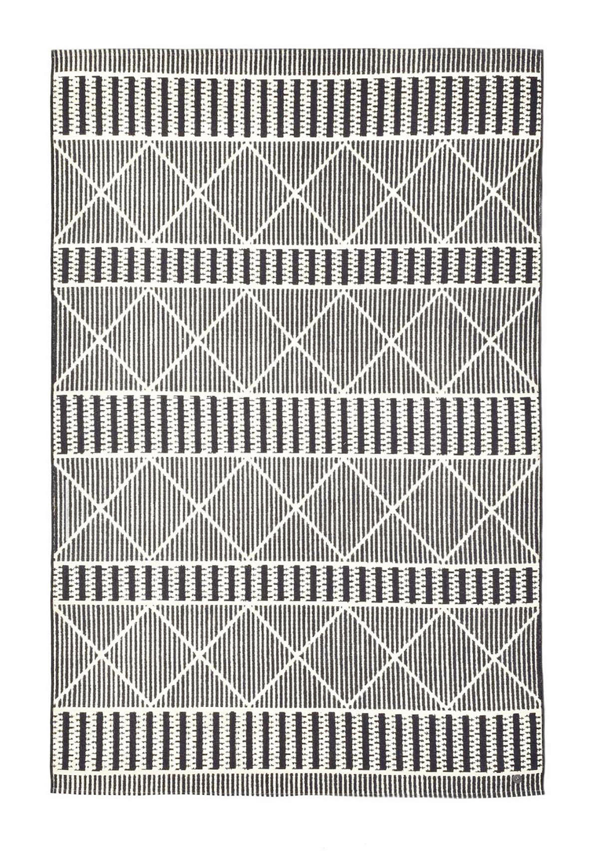 OUTDOORTEPPICH 120/180 cm Schwarz  - Schwarz, Basics, Textil (120/180cm) - Tom Tailor