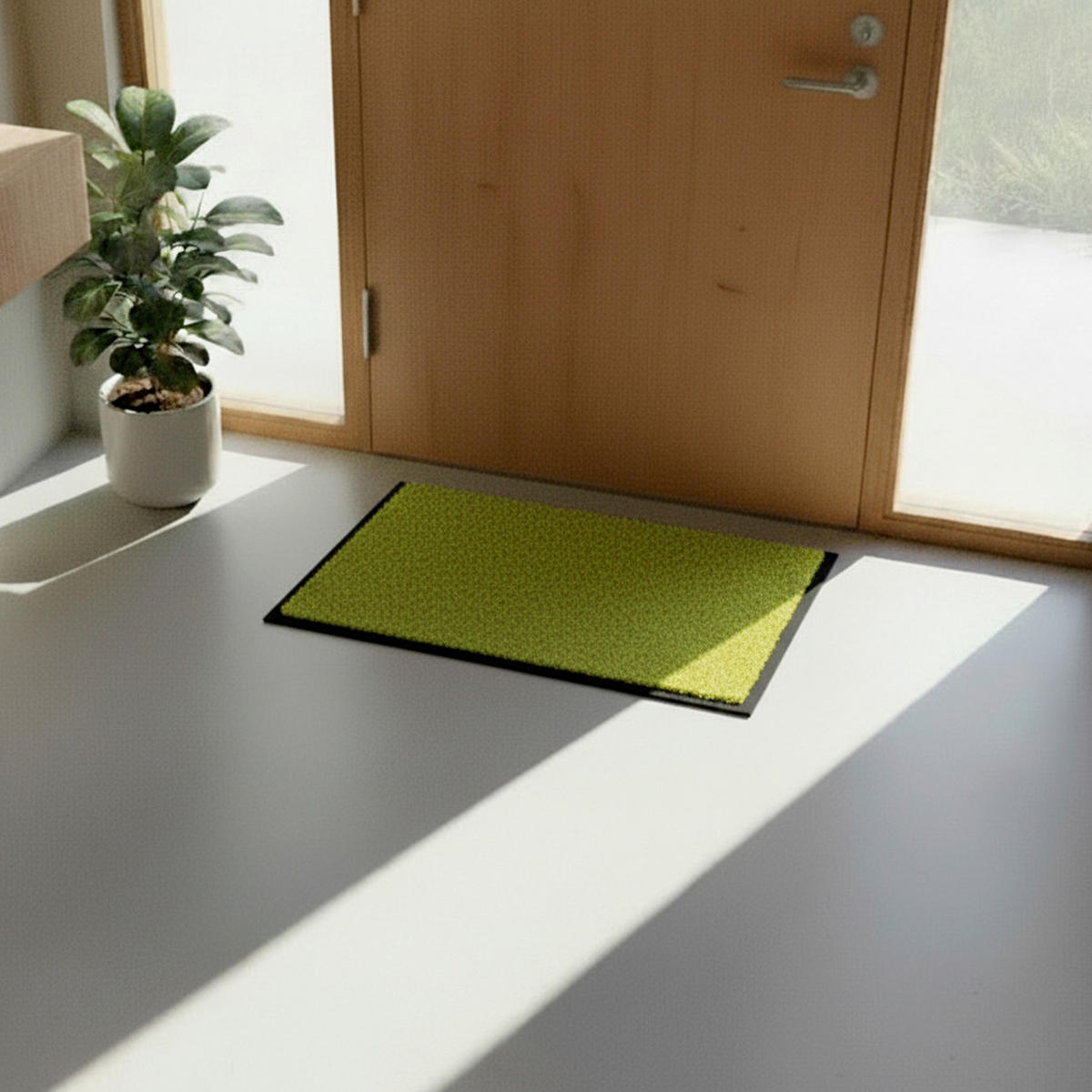 SZENNYFOGÓ SZŐNYEG - világoszöld, Basics, műanyag (60/0,9/40cm)