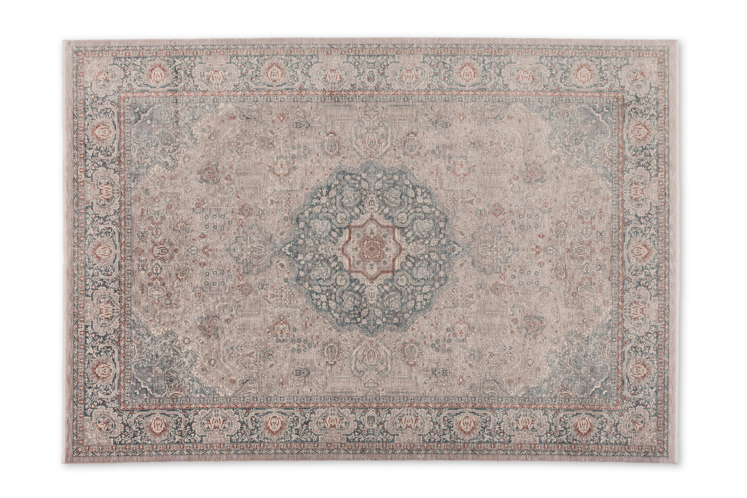 TKANÝ KOBEREC, 200/290 cm sivá - sivá, Konventionell, textil (200/290cm) - Astra