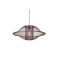 HÄNGLAMPA Good & Mojo 70/30 cm  - rödbrun, Basics, trä (70/30cm) - Good & Mojo