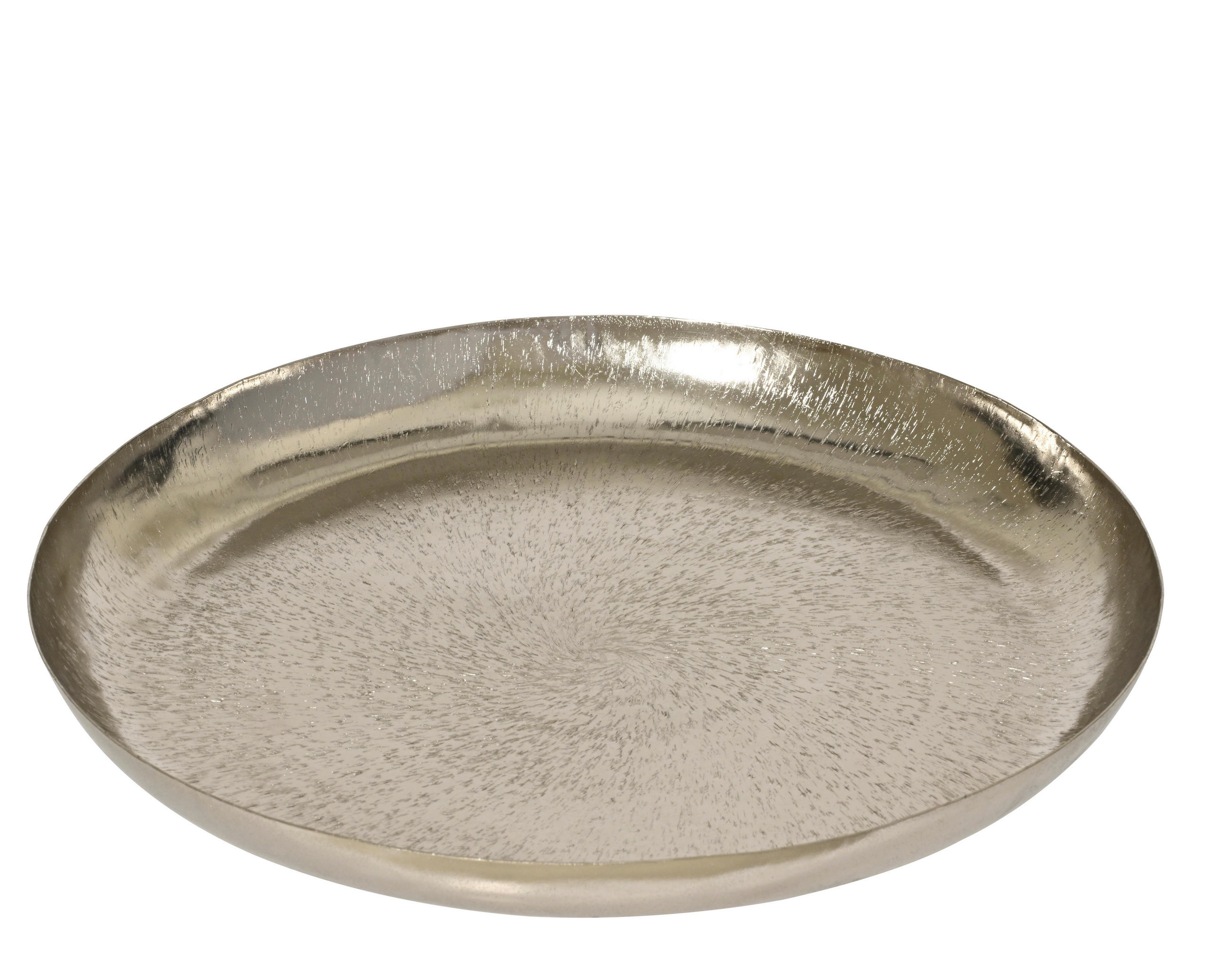 DEKOTELLER - Silberfarben, Basics, Metall (37/37/3cm)