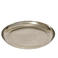 DEKOTELLER - Silberfarben, Basics, Metall (37/37/3cm)