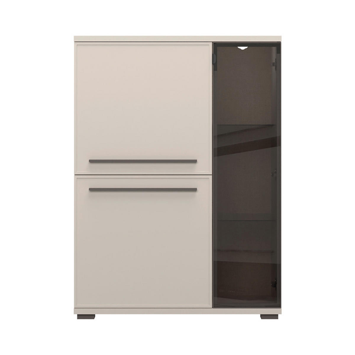 VITRINA, kašmir - kašmir, Design, kovina/leseni material (90/123/41cm) - Hom`in