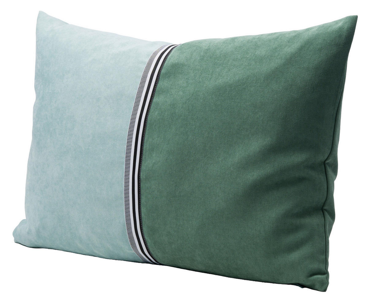 KISSENHÜLLE 40/60 cm  - Salbeigrün/Mintgrün, Basics, Textil (40/60cm) - Novel