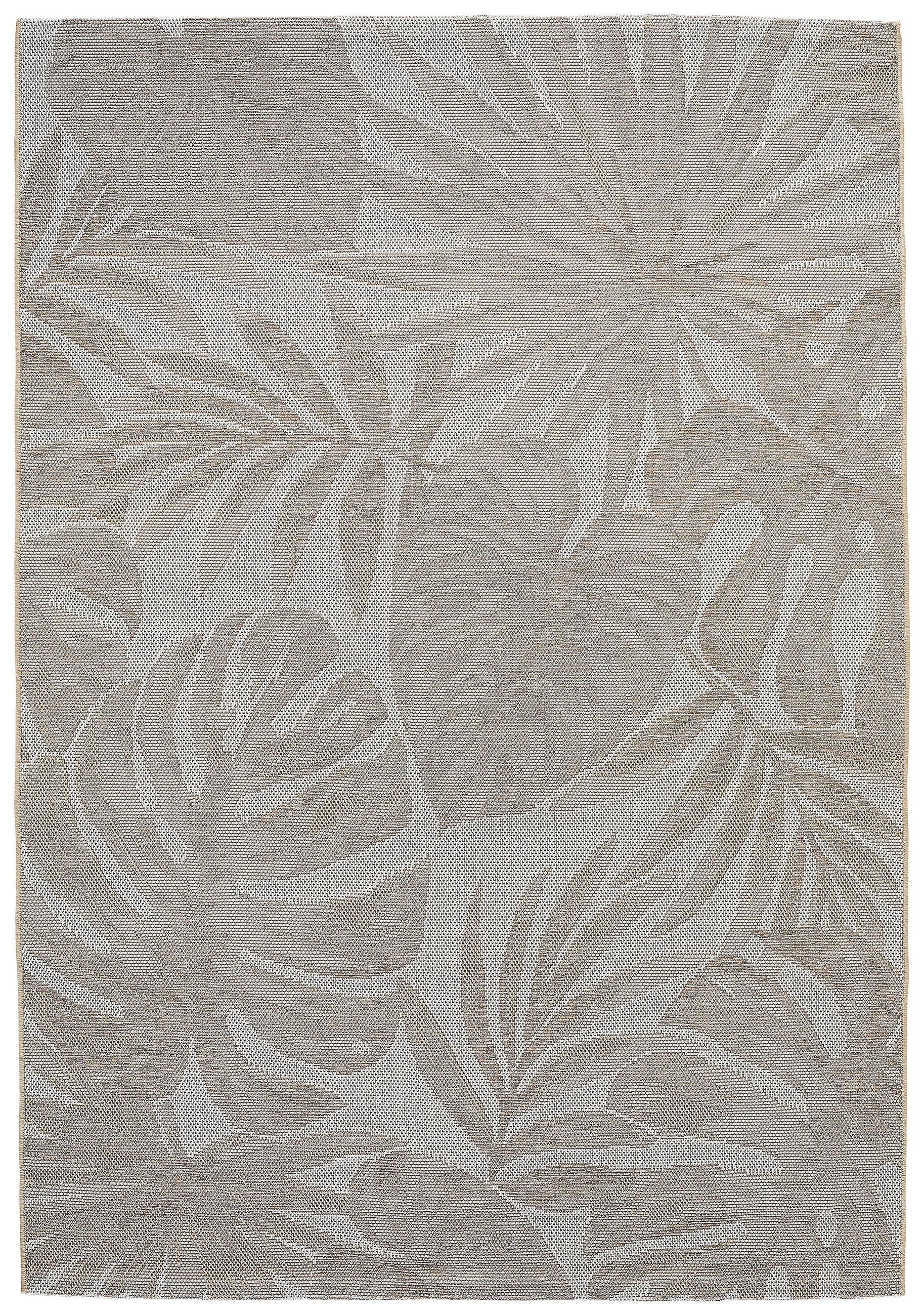 VENKOVNÍ KOBEREC, 200/250 cm, hnědá, béžová - hnědá/béžová, Design, textil/plast (200/250cm) - Novel