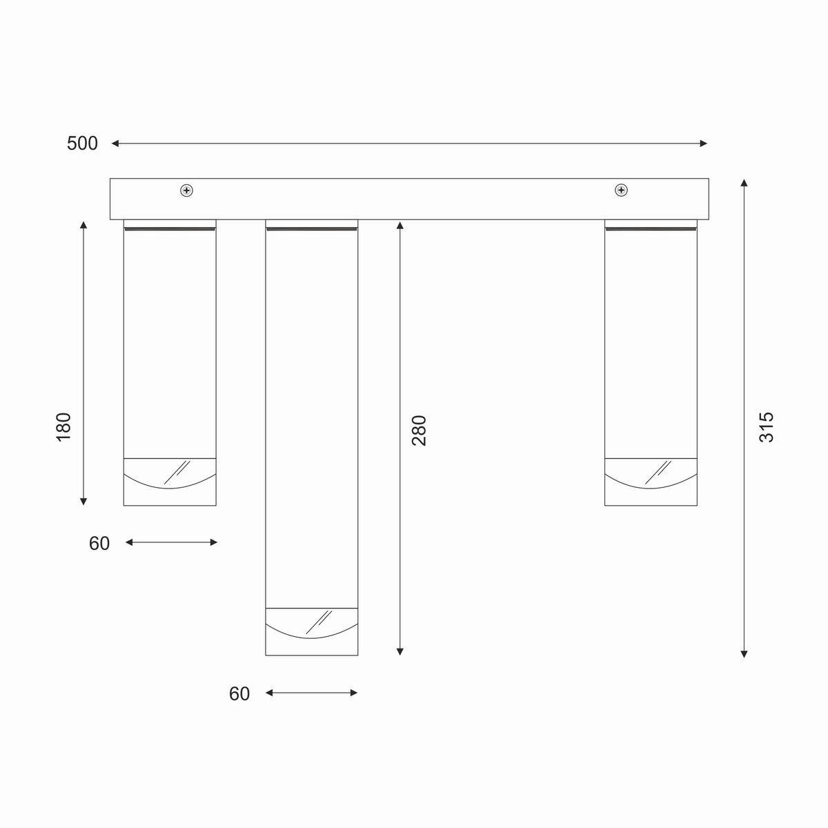 DECKENLEUCHTE    50/50/32 cm  - Goldfarben, Basics, Metall (50/50/32cm)