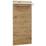 GARDEROBENPANEEL Balkeneiche furniert lackiert Eichefarben, Weiß - Eichefarben/Weiß, Design, Holz (80/183/27cm) - Dieter Knoll