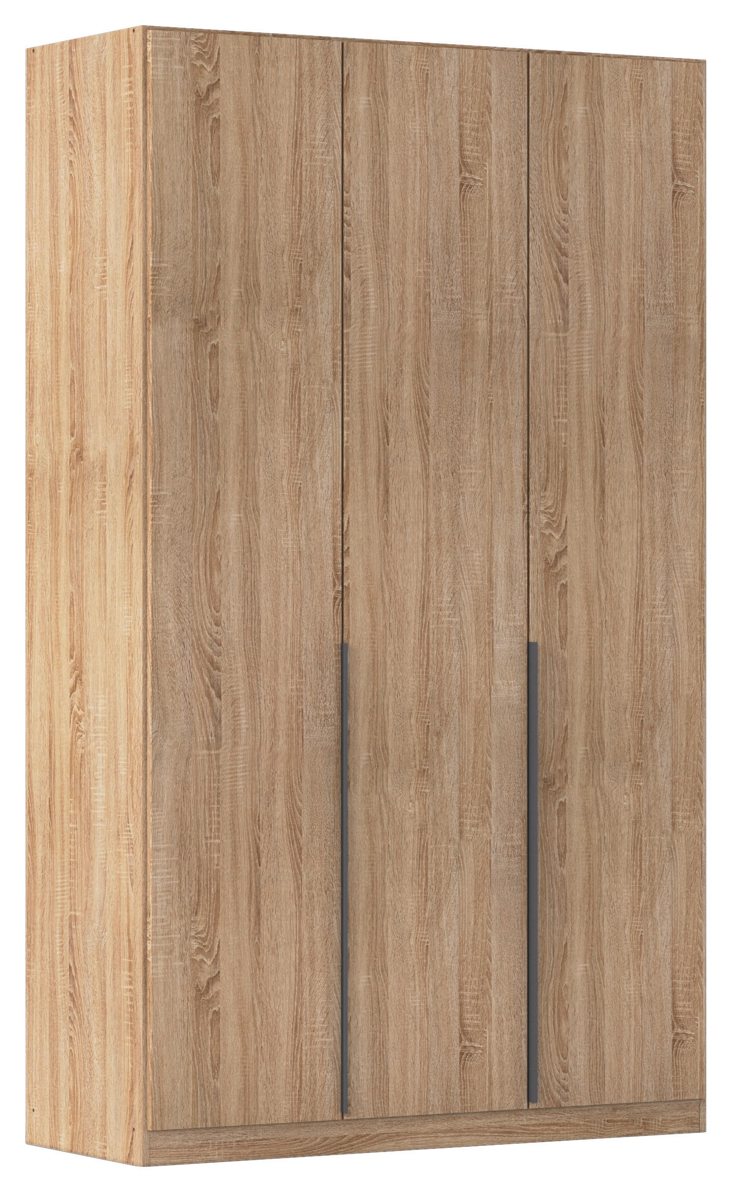 DREHTÜRENSCHRANK Sonoma Eiche  - Grau/Sonoma Eiche, Modern, Holzwerkstoff (136/229/54cm) - Rauch Möbel
