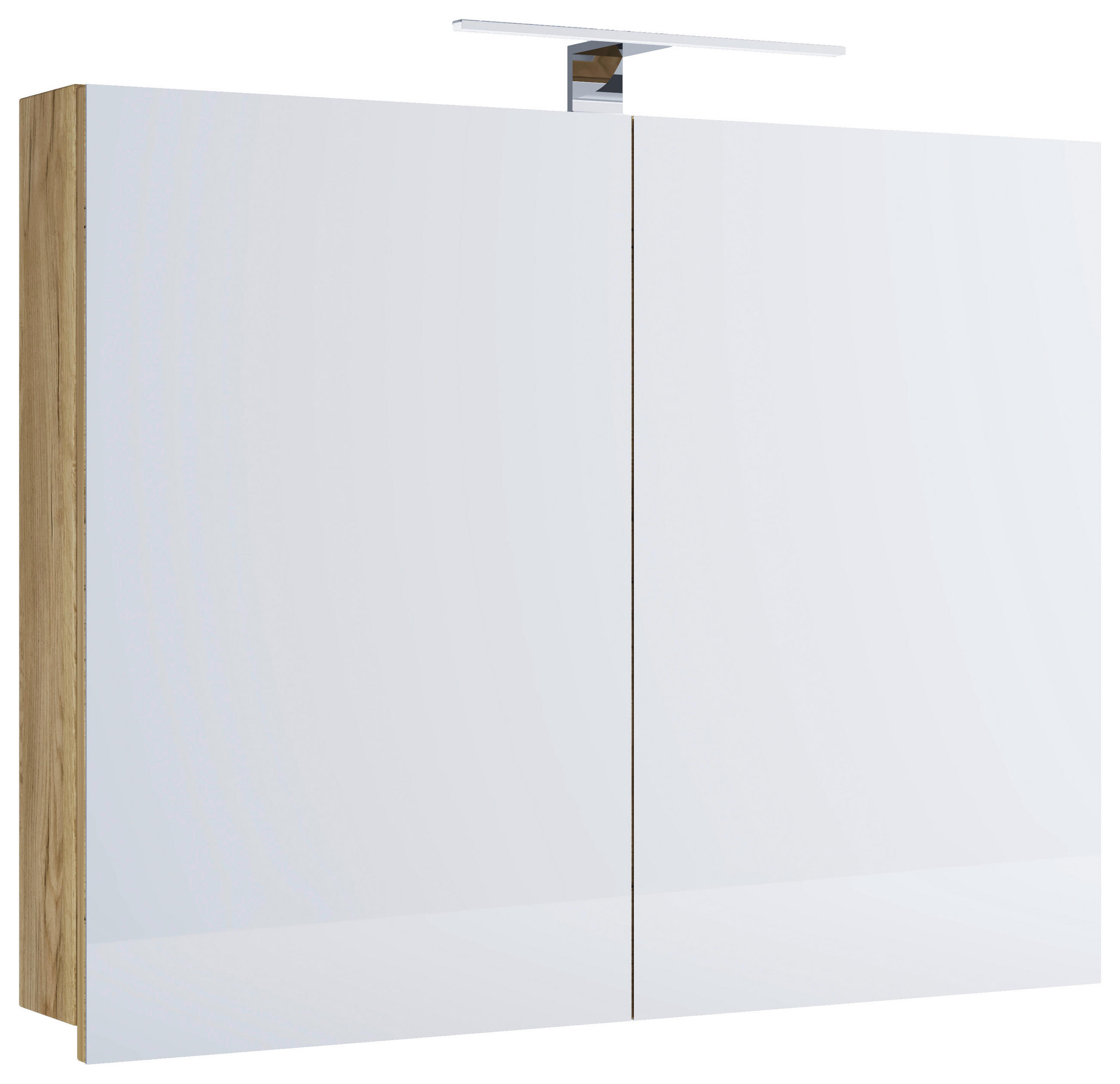SPIEGELSCHRANK 60/59,2/12 cm  - Honigeiche, MODERN, Glas/Holzwerkstoff (60/59,2/12cm) - MID.YOU