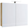 SPIEGELSCHRANK 60/59,2/12 cm  - Honigeiche, MODERN, Glas/Holzwerkstoff (60/59,2/12cm) - MID.YOU