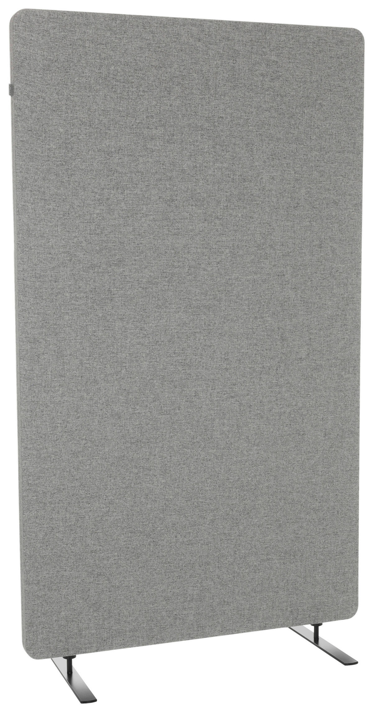 TRENNWAND Textil, Metall, Kunststoff Hellgrau  - Hellgrau, Basics, Kunststoff/Textil (80/142/35cm) - MID.YOU