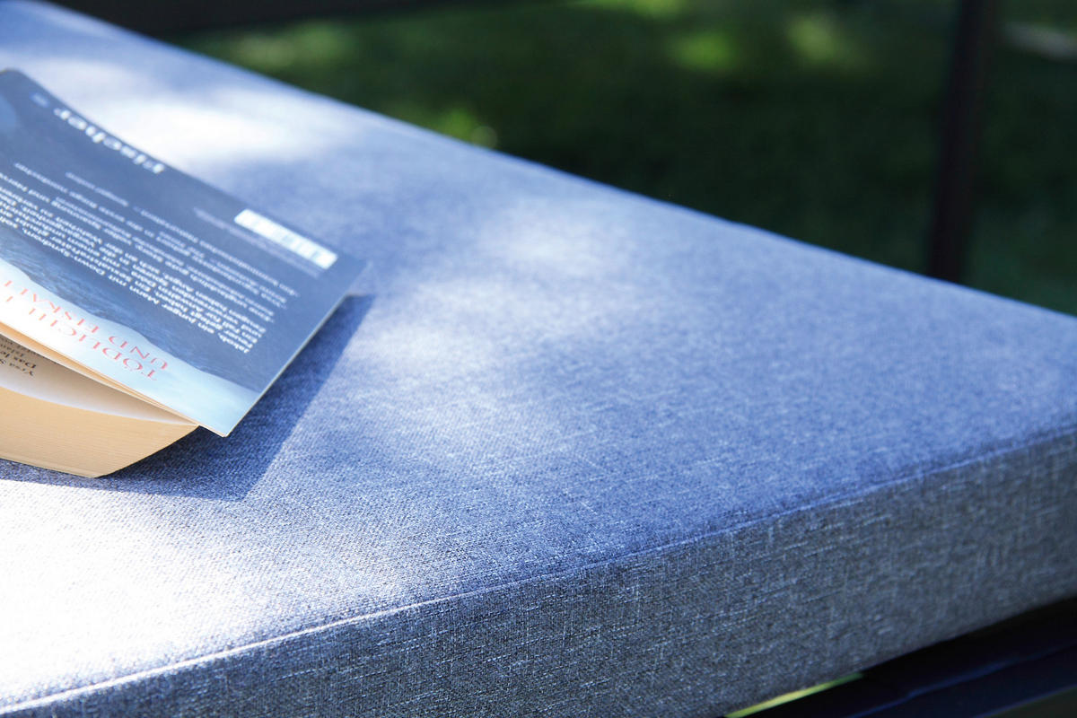 LOUNGEGARNITUR   Stahl  - Anthrazit, Basics, Textil/Metall - Acamp