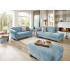 RÉCAMIERE in Flachgewebe Hellblau  - Naturfarben/Hellblau, Konventionell, Holz/Textil (194/84/91cm) - Sit & More