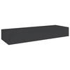 KONSOLENTISCH Anthrazit  - Anthrazit, Design, Holzwerkstoff (110/40/16cm) - Hom`in