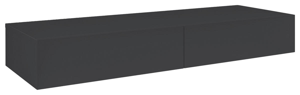 KONSOLENTISCH in Holzwerkstoff 110/40/16 cm   - Anthrazit, Design, Holzwerkstoff (110/40/16cm) - Hom`in