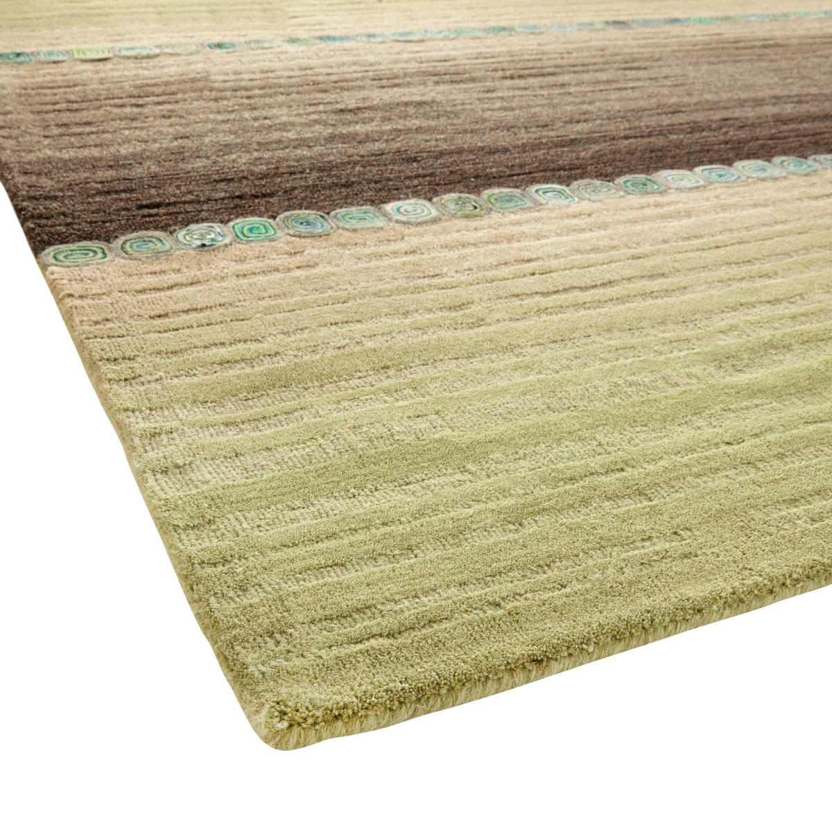 COVOR ORIENTAL  Twilight in Green  - verde/gri, Konventionell, textil (120/180cm) - Cazaris