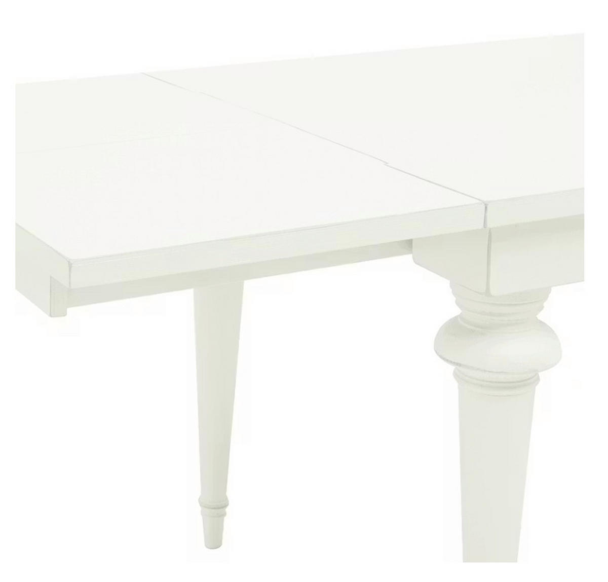 ESSTISCH Weiß rechteckig  ausziehbar  - Weiß, LIFESTYLE, Holz (182-282/76/90cm) - Livetastic