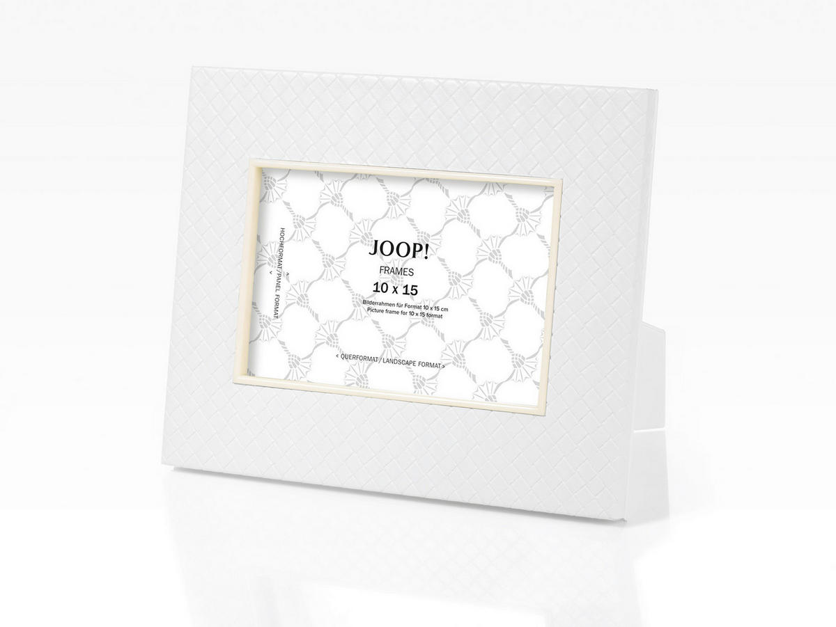 BILDERRAHMEN - Weiß, Design, Kunststoff (17/22/1,5cm) - Joop!