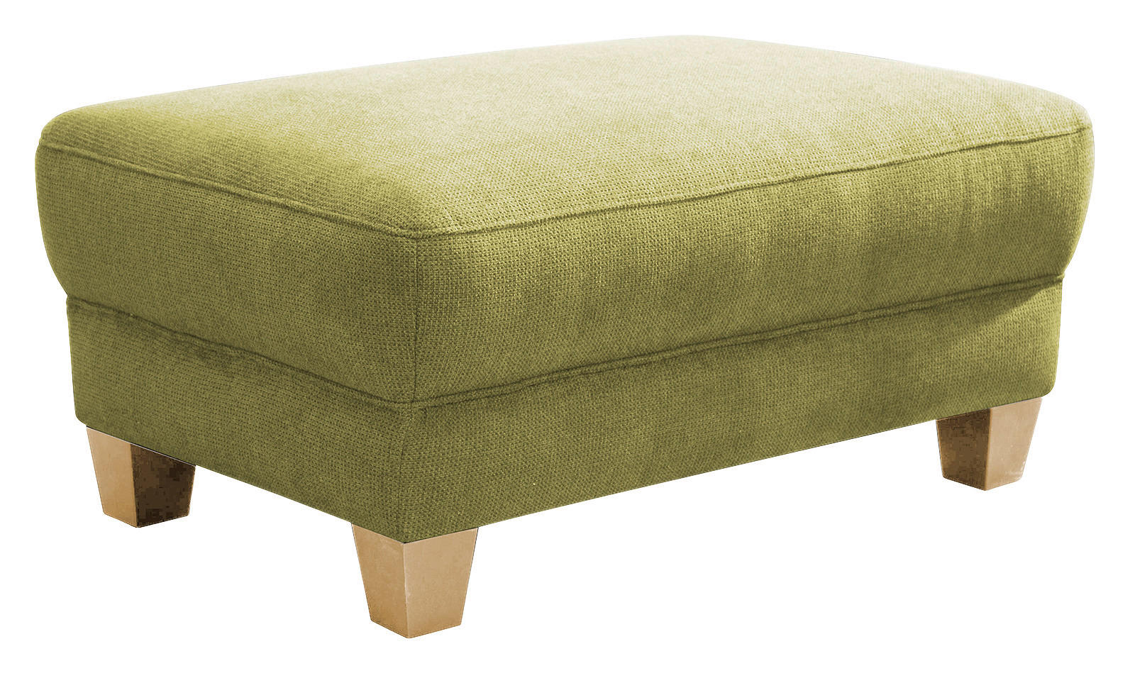 HOCKER in Textil Grün - Naturfarben/Grün, Konventionell, Holz/Textil (101/45/66cm) - Sit & More