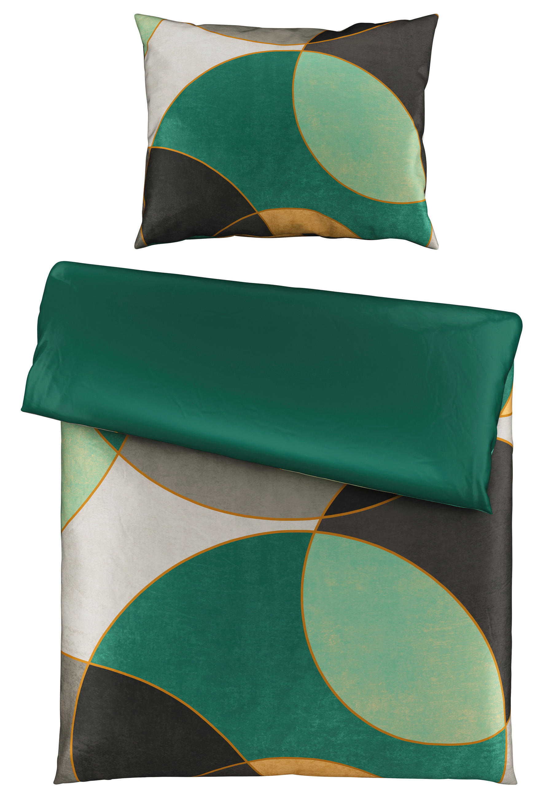 ÁGYNEMŰHUZAT-GARNITÚRA 140/200 cm  - zöld, Konventionell, textil (140/200cm) - Esposa