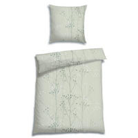 BETTWÄSCHE 2-teilig Musselin 135/200 cm  - Salbeigrün, Basics, Textil (135/200cm) - Florella