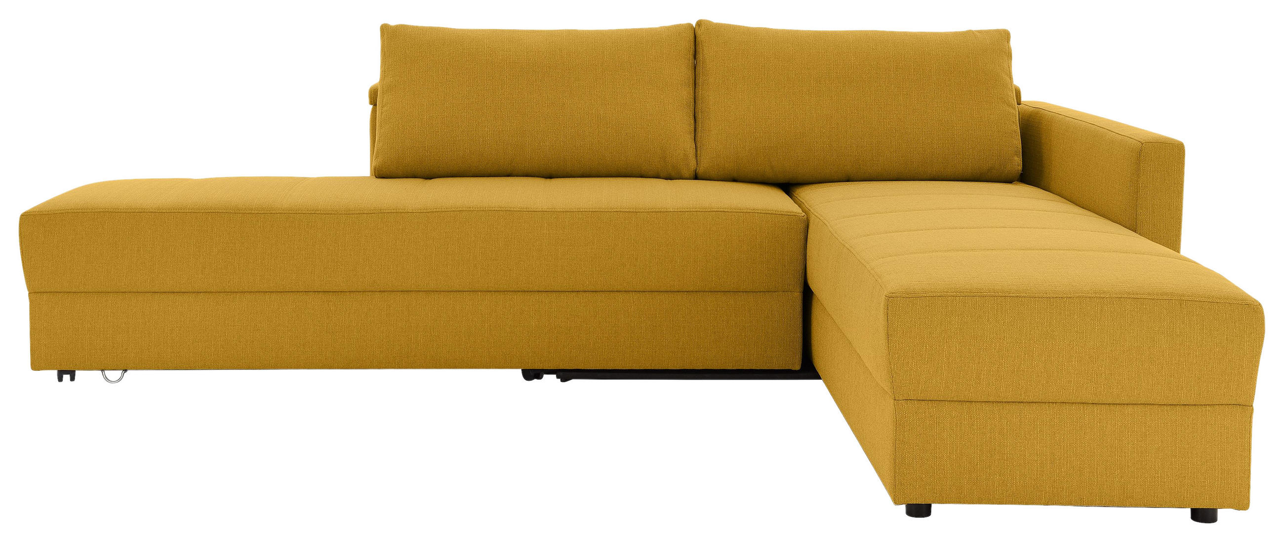 ECKSOFA Gelb Webstoff  - Gelb/Schwarz, Design, Kunststoff/Textil (287/229cm) - LOOKS by W.Joop