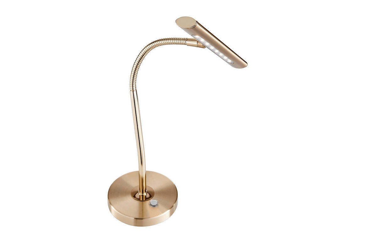 LED-TISCHLEUCHTE - Messingfarben, Lifestyle, Metall (18/35cm) - Trio Leuchten